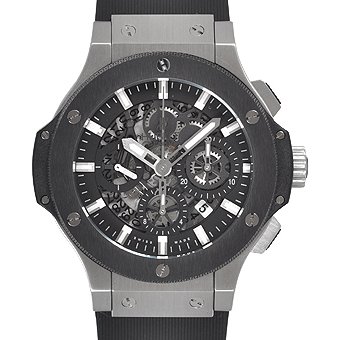 HUBLOT ウブロ ビッグバン コピー 311.SM.1170.RX アエロバン スチールセラミック クロノグラフETA7750搭載